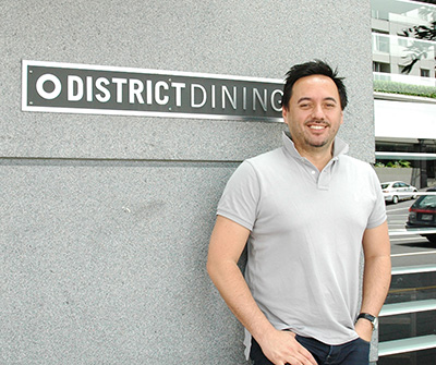 ニュージーランドのレストランDistrict Dining Britomartオーナー・シェフWarren Turnbull