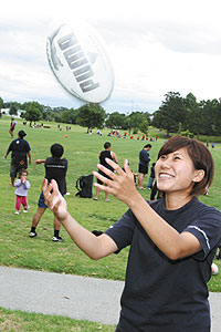 タッチラグビーチームAcorns所属・梶野 叔美さん